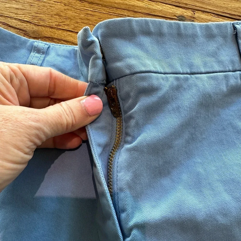 J.Crew Women’s Blue Cotton Stretch Chino‎ Shorts 2023 Style H5806